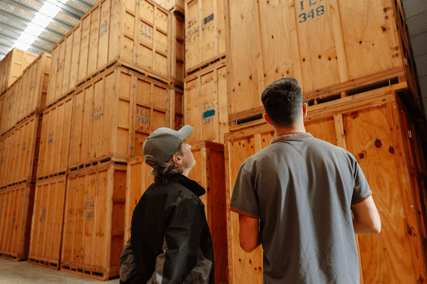 Super Easy Storage team loading a truck
