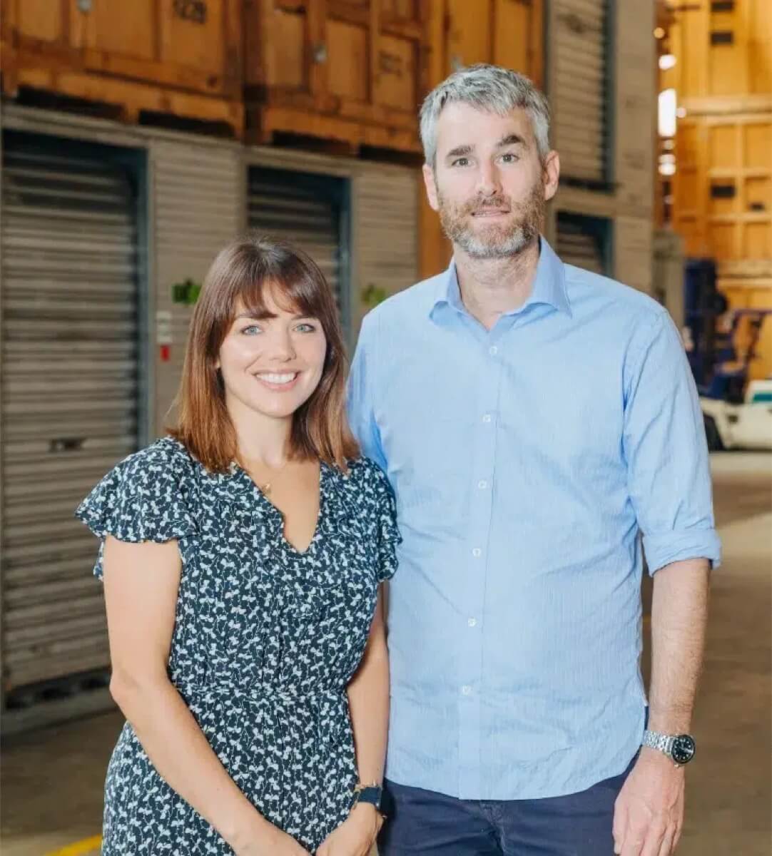 Edward and Jordana Thirwall, co-founders of Super Easy Storage